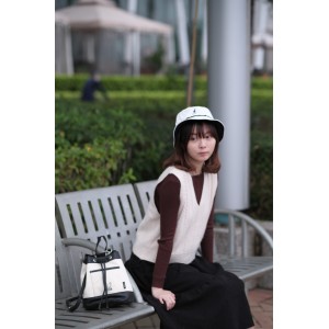 Kangol Tapi Canvas Bucket Bag- Black 3787